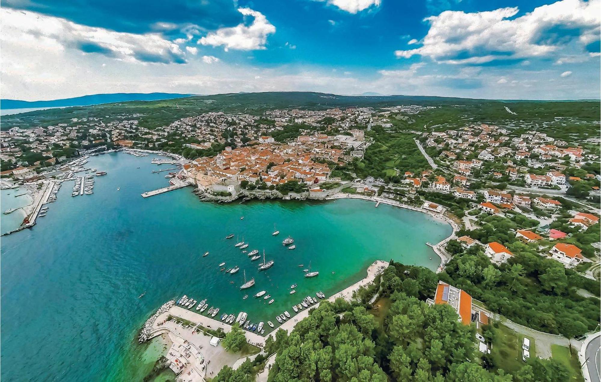 Nice Apartment In Krk With House Sea View Krk Town Esterno foto
